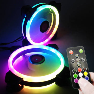 Add RGB Fans (Remote Controlled)